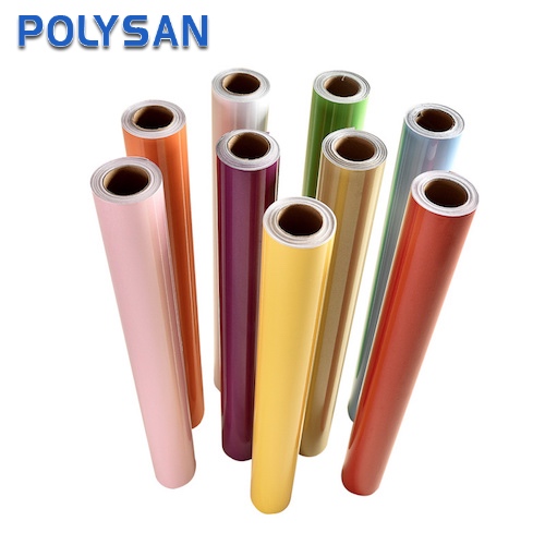 자동 접착 단색 박판 PVC 장식 비닐 필름